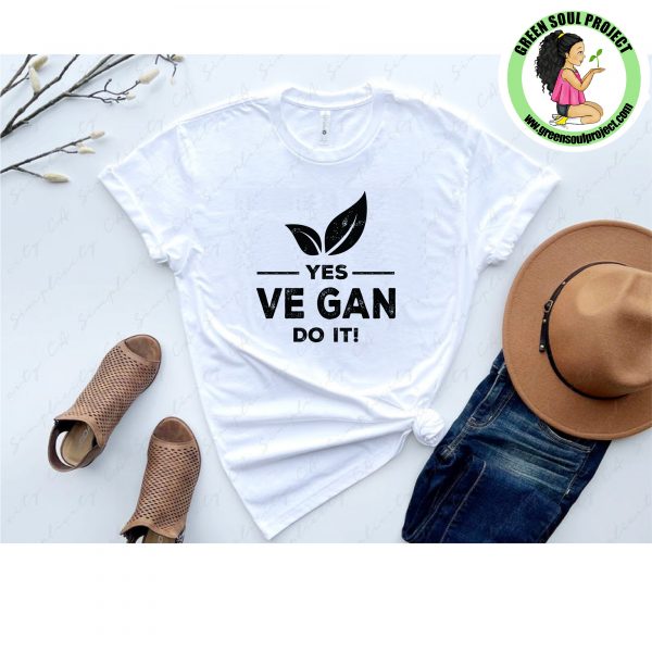 Short-Sleeve Unisex Vegan T-Shirt - Vegan Shirts- Yes Vegan Do It