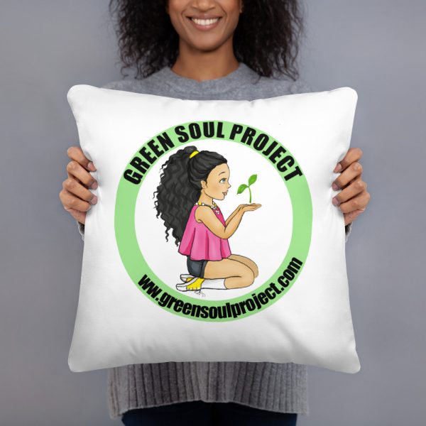 Green Soul Project Basic Pillow - Image 2