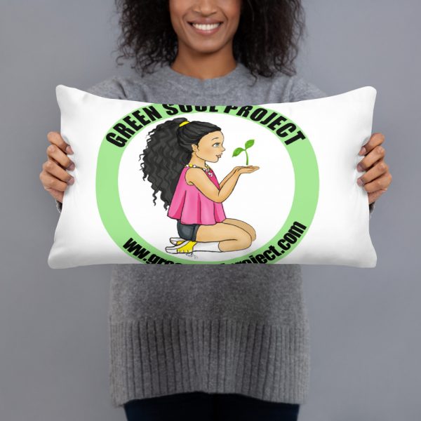 Green Soul Project Basic Pillow - Image 3