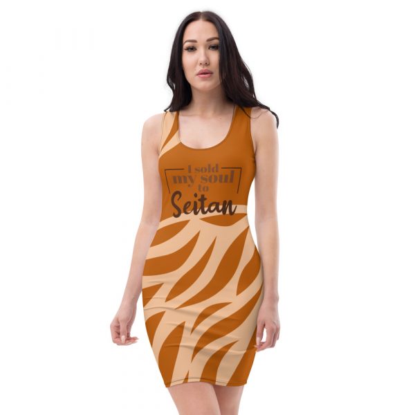 Vegan Women's Gift- I Sold my Soul to Seitan - Sublimation Cut & Sew Dress