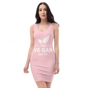 Sublimation Cut & Sew Dress- Vegan Women's Gift- Yes Vegan Do It