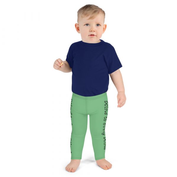 Vegan Gift - Kid's Leggings - Vegan gift for children's - Trendy Kids Clothes - Image 3
