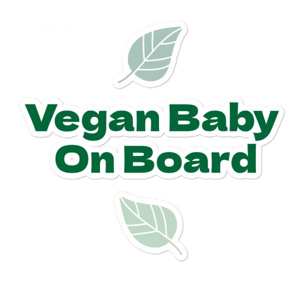 Vegan Bumper Sticker - Vegan Baby on Board