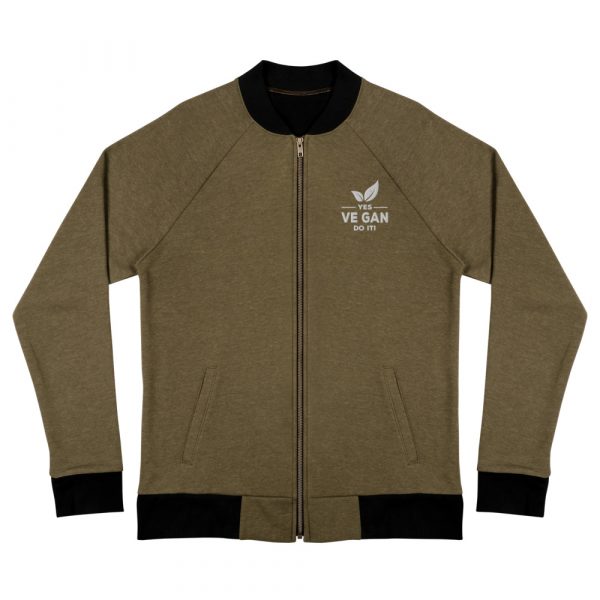 Vegan Bomber Jacket  - Vegan Message Jacket - Men's Jacket - Image 6