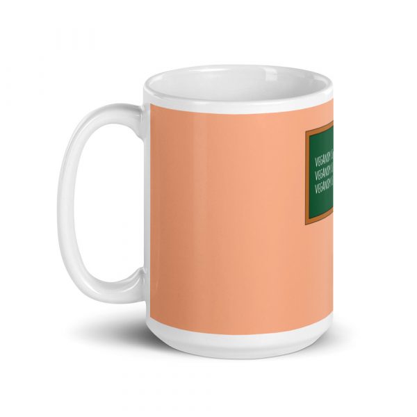 Vegan Coffee Mug Big Vegan Cup 15oz Veganism is Not a Diet - Image 3