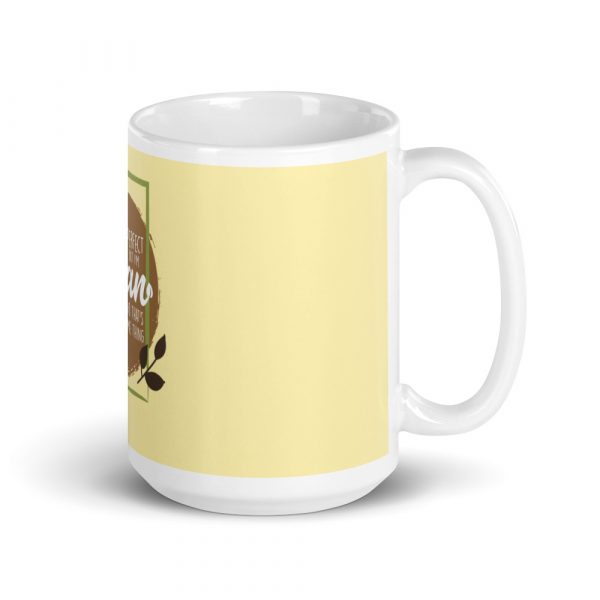 Vegan Coffee Mug Big Vegan Cup 15oz I'm not Perfect but I'm Vegan - Image 2