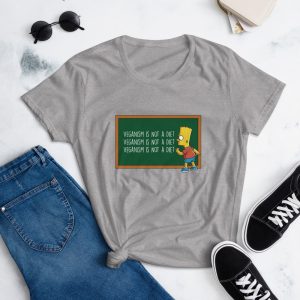 Vegan Gift - Women's Vegan short sleeve t-shirt  – Vegan Shirts – Veganism is not a Diet
